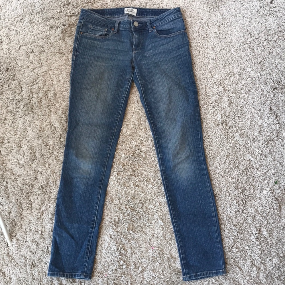 Aeropostal Ashley Ultra Skinny Denim Jeans 3/4
